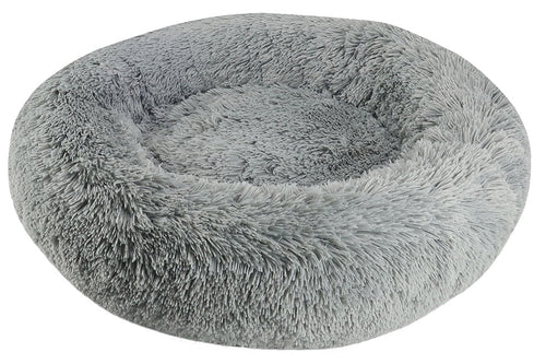 Arlee Shaggy Fur Donut Pet Bed