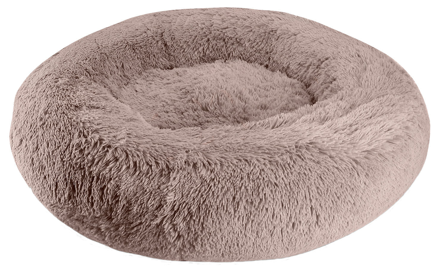 Arlee Shaggy Fur Donut Pet Bed